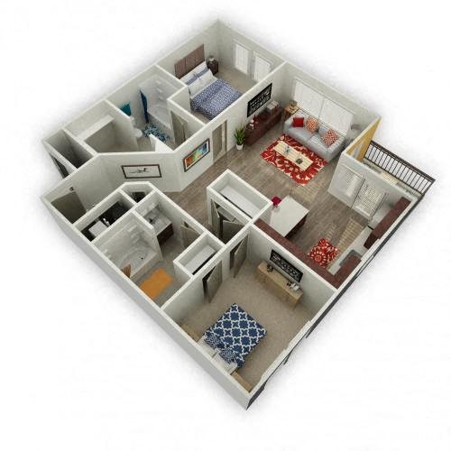 Crimson - 2 Bedroom Crimson - 2 Bedroom